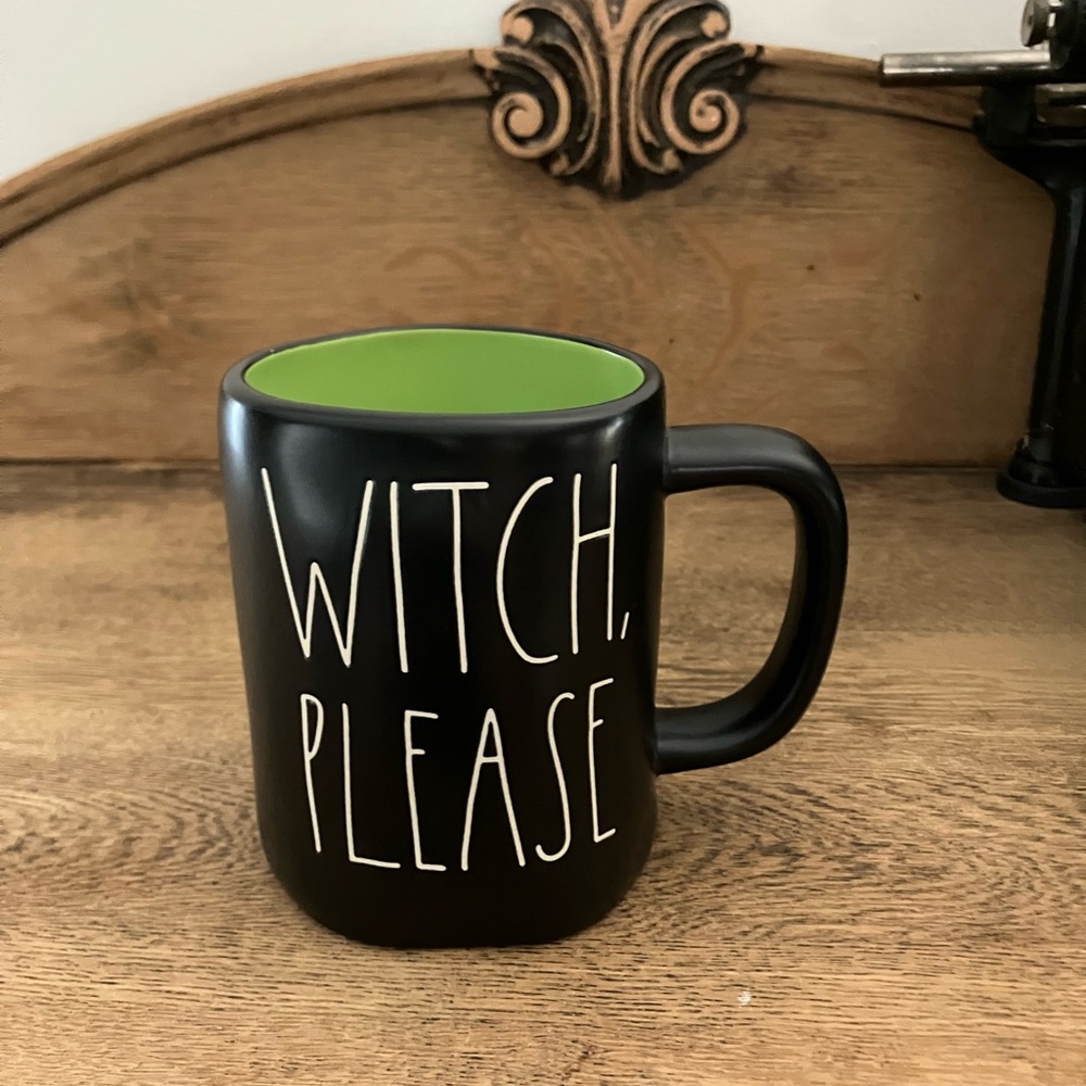 Rae Dunn Halloween Witch, Please Mug